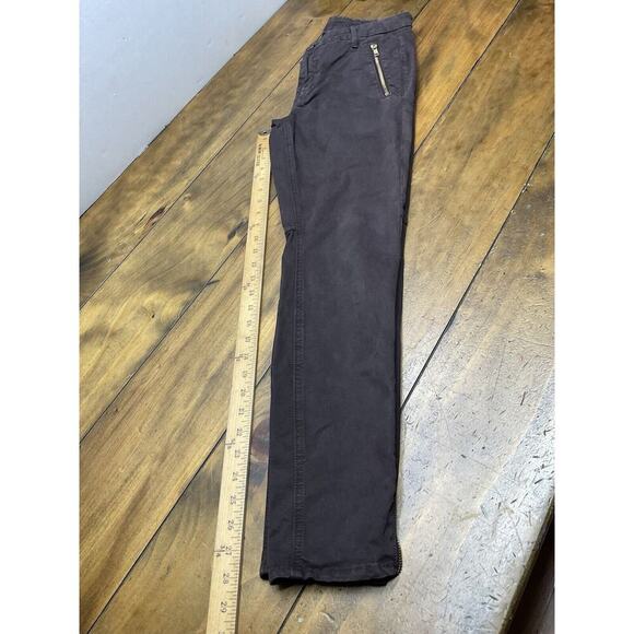 Mother Zip Muse Touch and Go Jeans Womens Size 28 Brown Skinny Ankle Zip - Picture 11 of 11